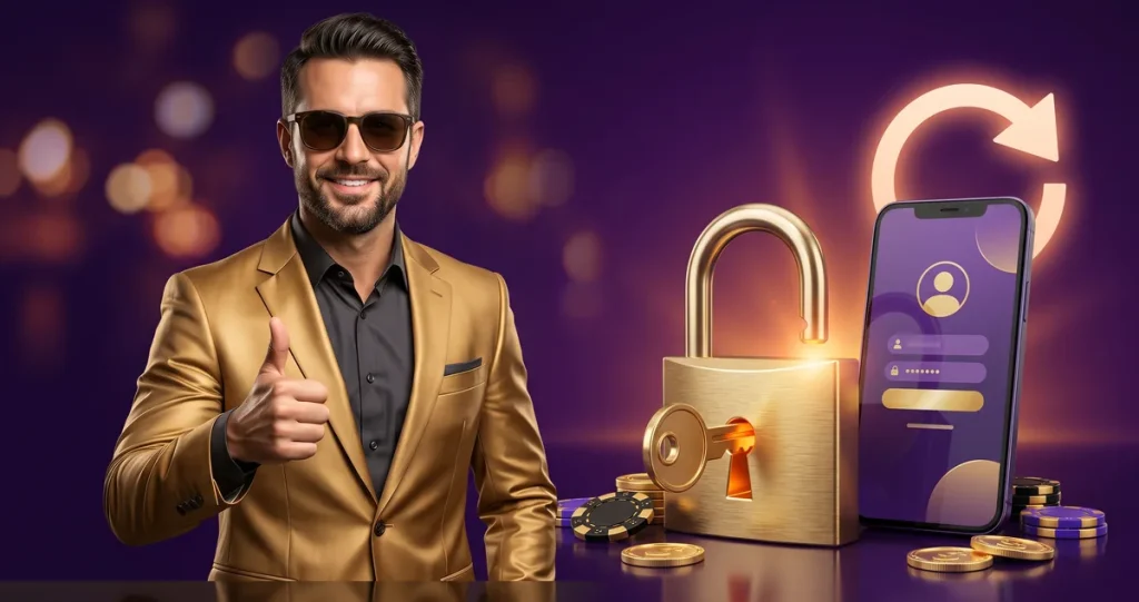 Milyar.com güncel giriş: açılan altın kilit, telefonda giriş ekranı ve yenilenen bağlantı